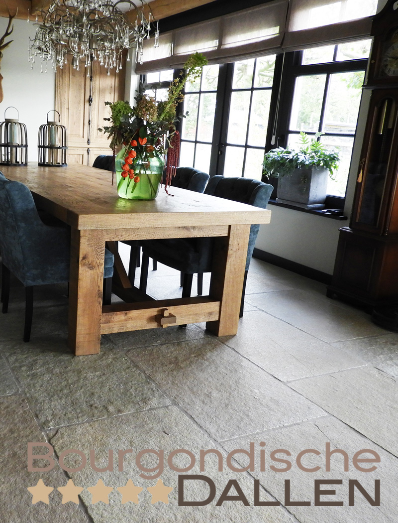 Chatillon Beige Kasteelvloertegels Eetkamer tafel